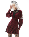 Dark In Love Alizarine Gothic Mini Dress