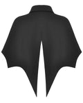 Dark In Love Womens Gothic Batwing Cameo Capelet Shrug - Black & Red