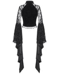 Eva Lady Dark Baroque Gothic Velvet & Lace Jacket