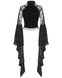 Eva Lady Dark Baroque Gothic Velvet & Lace Jacket