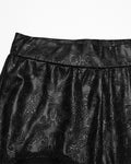 Punk Rave Daily Life Womens Embossed Baroque Gothic Damask Butterfly Leggings