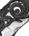 Dark In Love Guiture Lace Applique Mesh Gloves