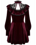 Dark In Love Romantic Gothic Velvet Lolita Doll Mini Dress