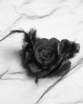 Punk Rave Black Rose Gothic Wedding Veil