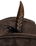 Punk Rave Mens Steampunk Apocalypse Western Skulls Cowboy Hat - Brown