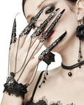 Devil Fashion Talonice Gothic Filigree Chained Claws Bracelet