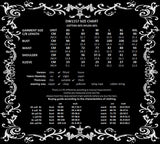 Dark In Love Womens Steampunk Asymmetric Lace Ruffle Dress - Vintage Off-White