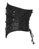 Punk Rave Womens Apocalyptic Gothic Triple Cuff Waist Cincher Corset Belt