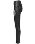 Punk Rave Daily Life Womens Embossed Baroque Gothic Damask Butterfly Leggings