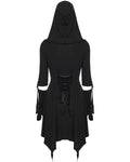 Punk Rave Womens Apocalyptic Gothic Hooded Mini Dress