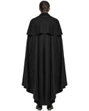 Punk Rave Mens Salazar Regency Gothic Vampire Cloak - Black