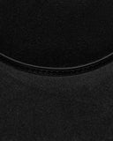 Punk Rave Daily Life Womens Gothic Beaded Wide Brim Fedora Hat - Black & Red