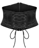 Punk Rave Womens Gothic Chinese Dragon Coated Waist Cincher Corset Belt