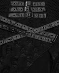 Punk Rave Womens Apocalyptic Punk Spliced Broken Knit Detachable Skirt