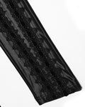 Punk Rave Womens Gothic Lace Applique Cutout Leggings