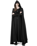 Dark In Love Long Gothic Hooded Travelling Cloak