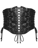 Punk Rave Mens Apocalyptic Gothic Faux Leather Buckled Strapping Corset Girdle Belt