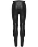 Punk Rave Womens Gothic Lace Applique Cutout Leggings