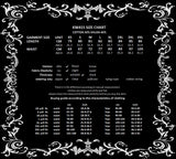 Dark In Love Womens Steampunk Lace High Low Skirt - Vintage Off-White