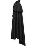 Punk Rave Mens Salazar Regency Gothic Vampire Cloak - Black