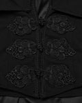 Punk Rave Mens Salazar Regency Gothic Vampire Cloak - Black