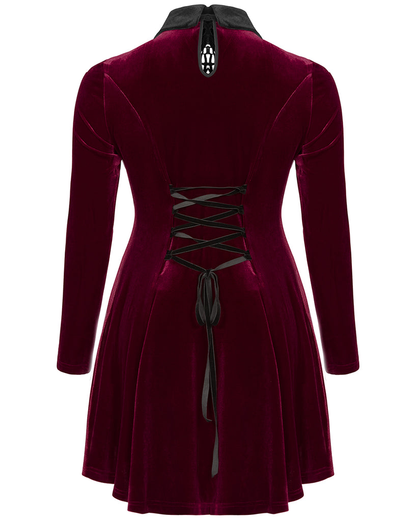 Punk Rave Plus Size Womens Creeping Vines Gothic Evening Dress