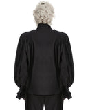 Punk Rave Mens Dark Gothic Aristocrat Ruffled Lace Dress Shirt