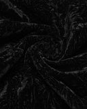 Punk Rave Mens Gothic Aristocrat Wrinkled Velvet Waistcoat Vest - Black
