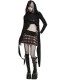 Punk Rave Womens Apocalyptic Gothic Wasteland Hooded Sleeveless Waistcoat Cape