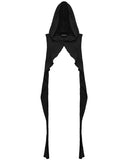 Punk Rave Womens Apocalyptic Gothic Wasteland Hooded Sleeveless Waistcoat Cape