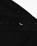 Punk Rave Mens Apocalyptic Gothic Wasteland Hooded Sleeveless Waistcoat Cape