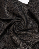 Punk Rave Mens Dark Gothic Steampunk Jacquard Waistcoat Vest - Brown & Black