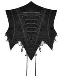 Dark In Love Womens Gothic Lace Embellished Waist Cincher Corset Belt