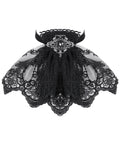 Devil Fashion Mens Gothic Aristocrat Lace Cravat Tie & Brooch