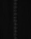 Punk Rave Womens Baroque Gothic Rose Embroidered Velvet Fishtail Skirt - Black