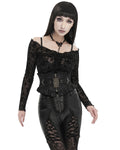 Devil Fashion Womens Gothic Waist Cincher Corset Belt