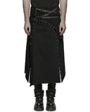 Punk Rave Mens Apocalyptic Gothic Transformer Utility Kilt Skirt