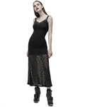 Punk Rave Lavinia Gothic Lace Maxi Dress