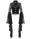 Eva Lady Dark Baroque Gothic Velvet & Lace Jacket