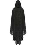 Punk Rave Plus Size Womens Dark Gothic Lace Hooded Cloak Cape