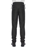 Devil Fashion Mens Tennyson Striped Gothic Lacing Dress Pants - Black