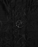 Punk Rave Mens Romantic Gothic Embroidered Chiffon Dress Shirt