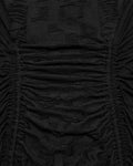 Punk Rave Daily Life Apocalyptic Gothic Broken Knit Ruching Dress