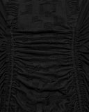 Punk Rave Daily Life Apocalyptic Gothic Broken Knit Ruching Dress