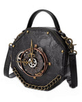 Penny Dreadful Steampunk Quantum Chonometer Handbag - Black