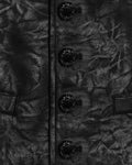 Punk Rave Mens Dark Gothic Aristocrat Embellished Lace Trim Waistcoat Vest