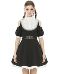 Dark In Love Lost Harlequin Gothic Lolita Dress - Black & White