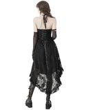 Dark In Love Gorgeous Gothic Lace Dovetail Prom Dress