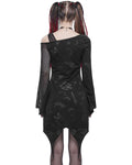 Devil Fashion Dust & Bones Dark Punk Asymmetric Dress