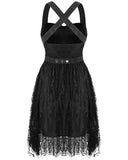 Punk Rave Daily Life Gothic Crucifix Sash Mini Dress